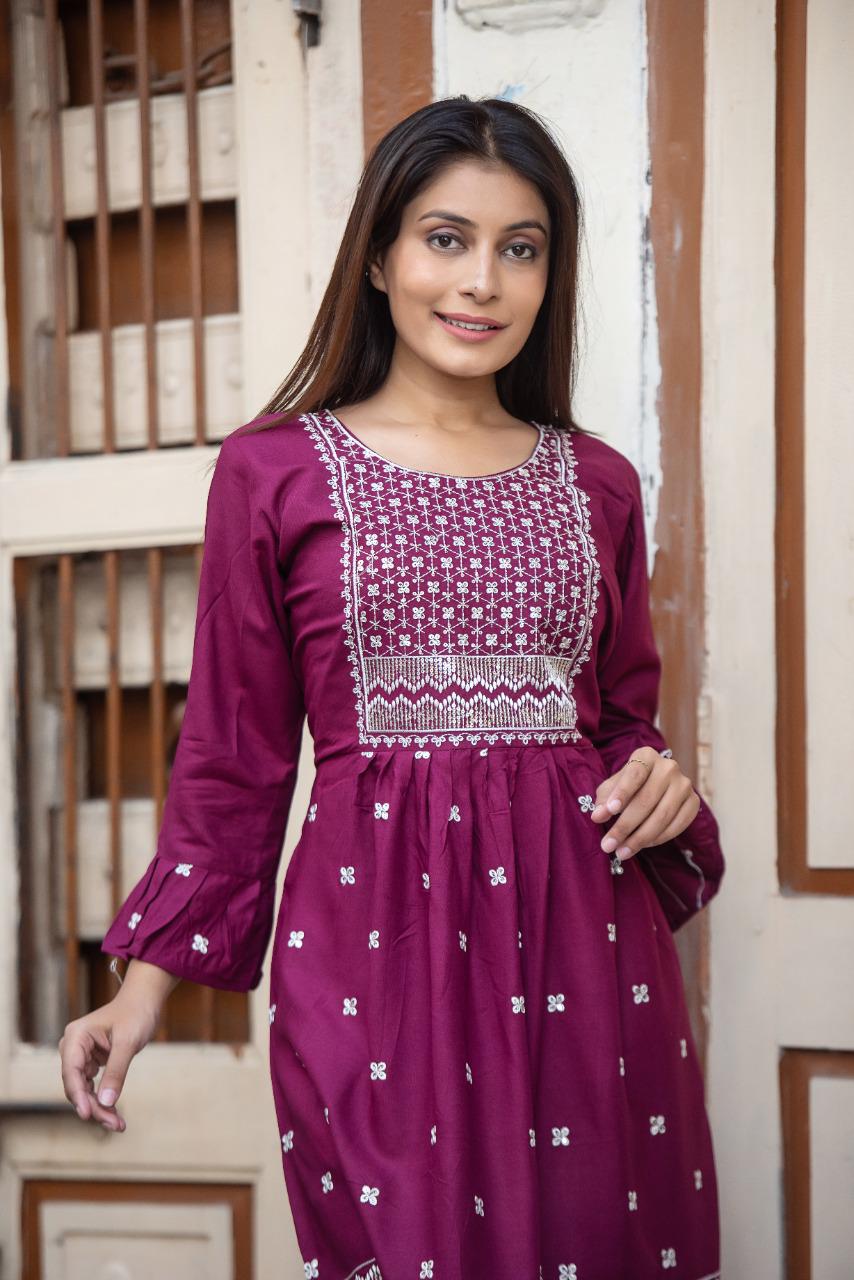 Sunehri 01 Latest Designer Festive Wear Kurti With Sarara Collection